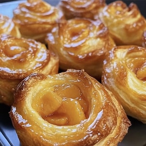 Best Recipe For Peach Pie Cruffins, Easy Recipe, Printable Recipe PDF, Homemade Recipe Download