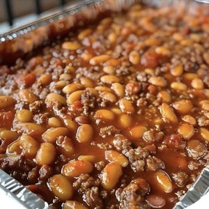 Best Recipe For Baked Beans & Ground Beef Casserole, Easy Recipe, Printable Recipe PDF, Homemade Recipe Download
