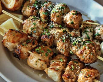 Best Recipe For Grilled Ranch Garlic Parmesan Chicken Skewers, Easy Recipe, Printable Recipe PDF, Homemade Recipe Download