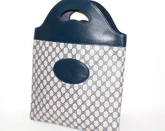 バッグ Vintage Gucci GG pattern clutch bag Gucci Vintage GG Logo Sherry Line Clutch Bag - Etsy Canada