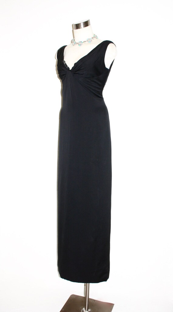 GIVENCHY Vintage Numbered Haute Couture Gown Blac… - image 2