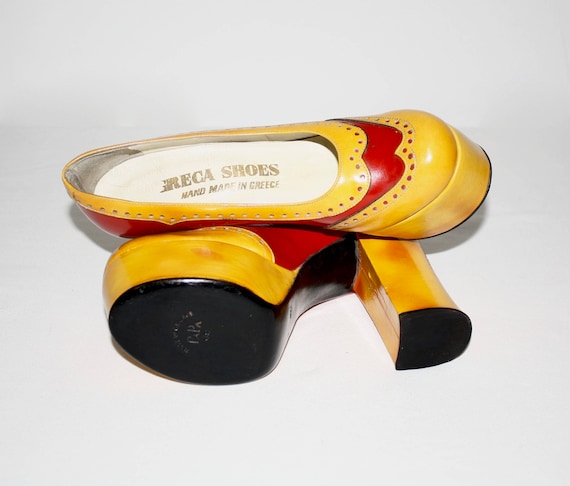 Vintage GRECA SHOES Handmade Authentic 1970's Win… - image 7