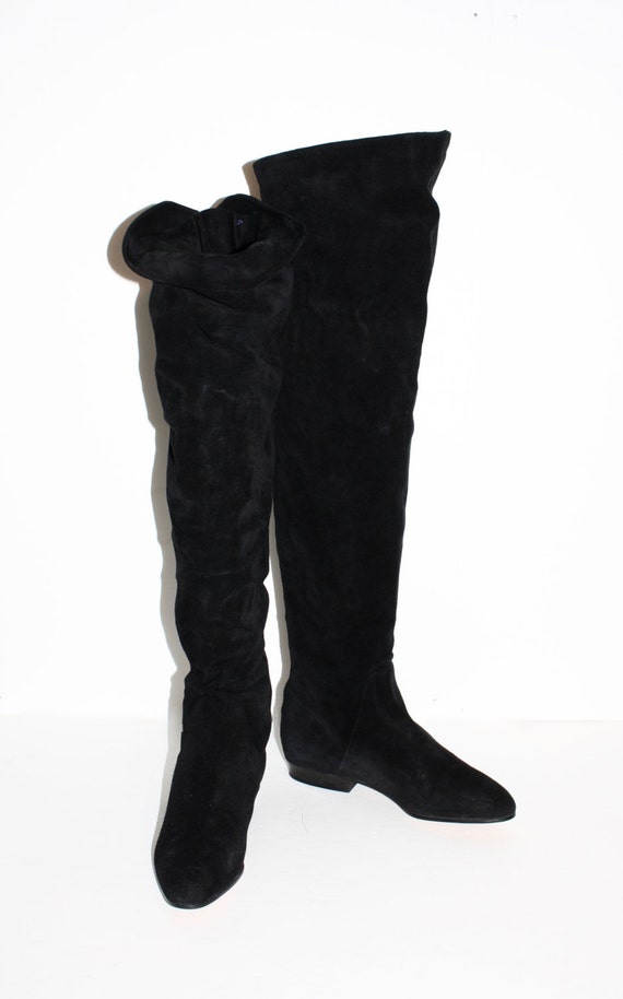 otk flat leather boots