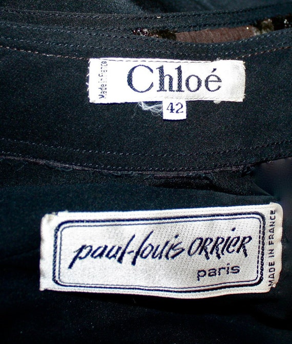 CHLOE Paul-Louis ORRIER Vintage 2 Piece Burnout V… - image 4