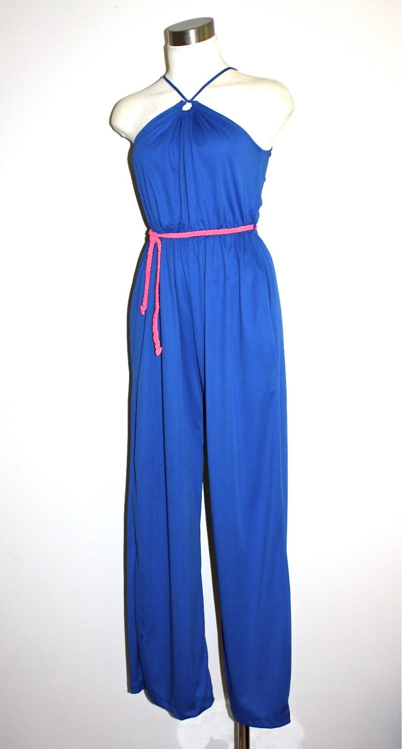 Vintage discount halston jumpsuit