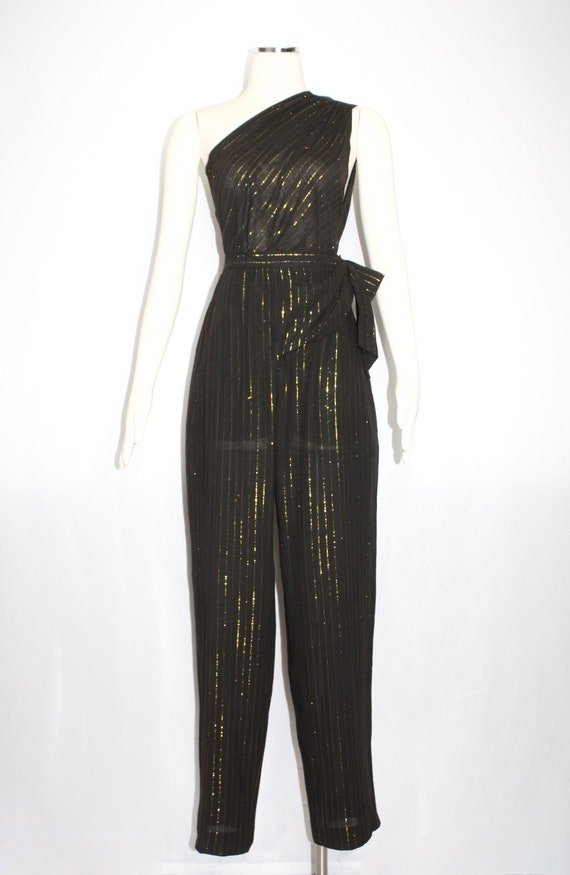 Rare SAINT LAURENT Rive Gauche Vintage Black Gauz… - image 2