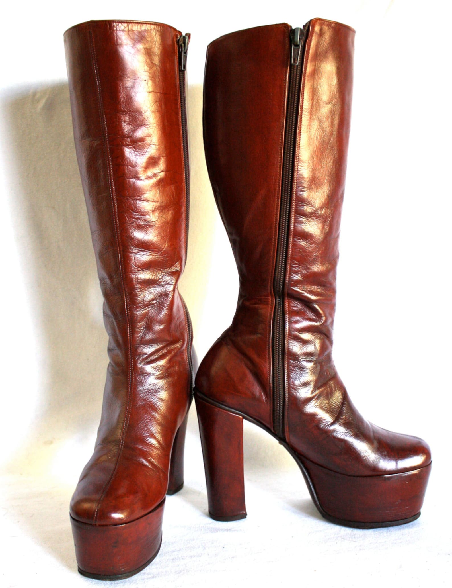 mens 70's platform boots
