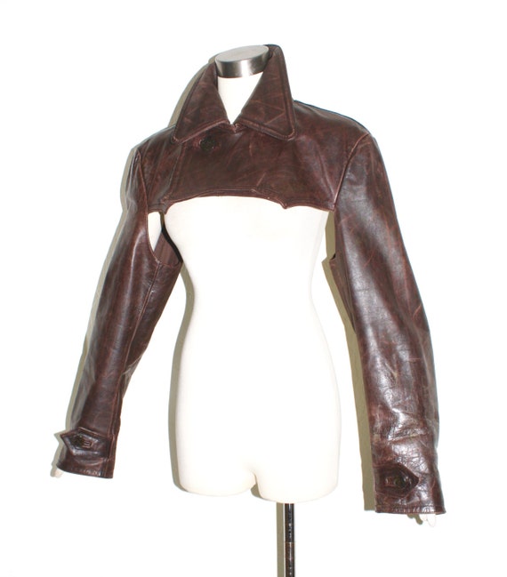 Jean Paul GAULTIER Femme Vintage Leather Jacket D… - image 3