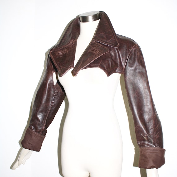 Jean Paul GAULTIER Femme Vintage Leather Jacket D… - image 2
