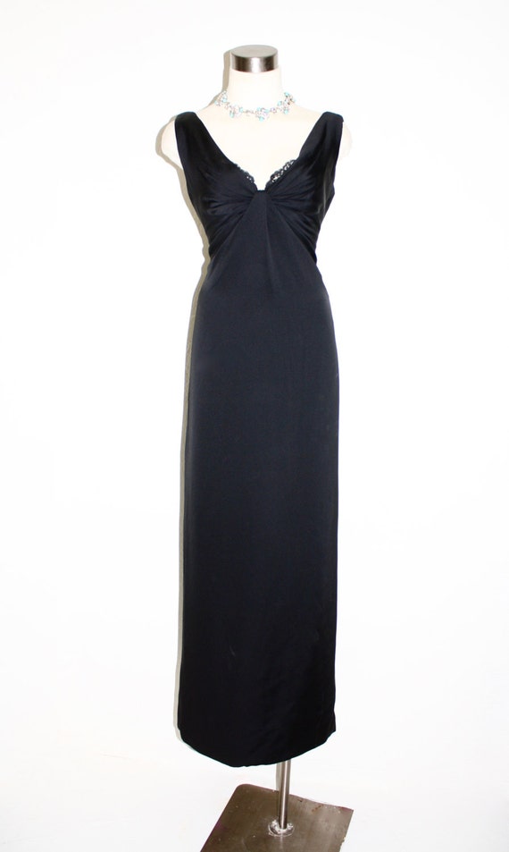 GIVENCHY Vintage Numbered Haute Couture Gown Blac… - image 3