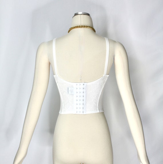 Vintage Jean Paul GAULTIER FEMME White Lace Mesh … - image 4