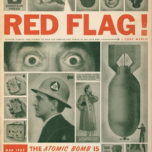 Red Flag Cold War Survival Zine 11 x 14 image 1
