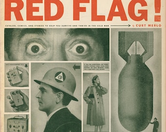 Red Flag! Cold War Survival Zine 11" x 14"