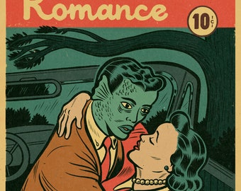 Strange Romance Comic Cover Print