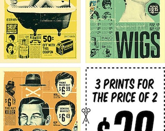 Retro Ad Prints Series