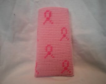 PDF Plastic Canvas Pattern Breast Cancer Eyeglass Case