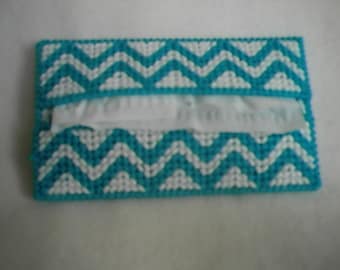 Plastic Canvas Pattern Chevron Tissue Holder Accessories PDF