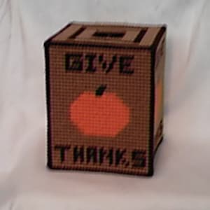 Give Danke Taschentuchbox Cover PDF Kunststoff Leinwand Muster