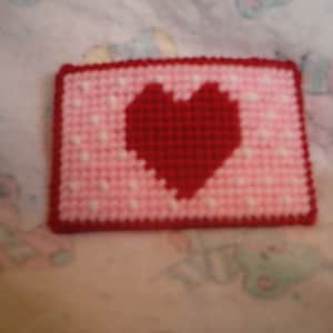 PDF Plastic Canvas Valentine's Day Gift Card Holder Pattern - Etsy