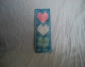 Heart Bookmark PDF Plastic Canvas Pattern