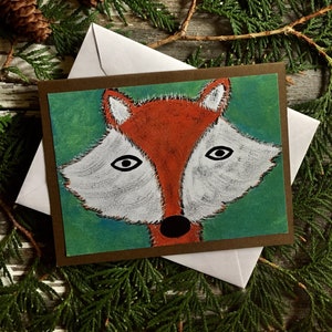 Carte de vœux humoristique « Mugshot » Folkart Fox
