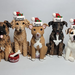 Adorno de perro personalizado