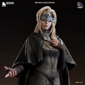 Statuetta Firekeeper Dark Souls 12k stampa 3D in resina stampa figura regalo nerd da dipingere regalo per la decorazione nerd