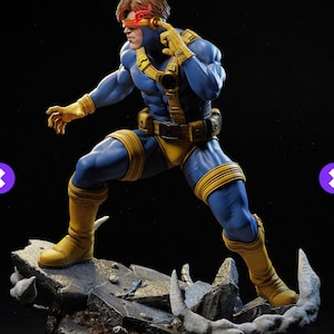 Cyclops X-Men | 12k high resolution 3D printed figure