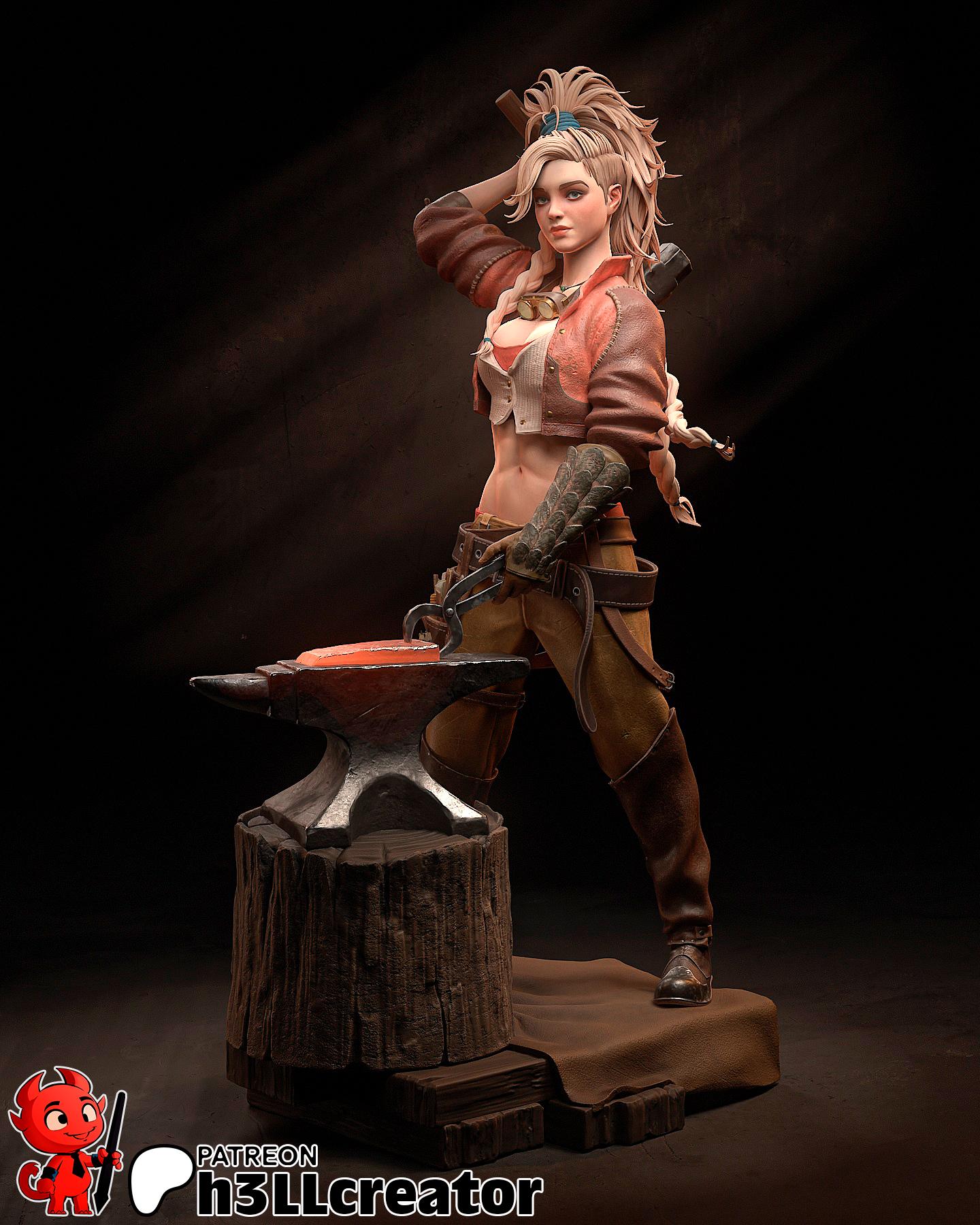 Gemma Monster Hunter Wilds | 12k high resolution 3D printed figure
