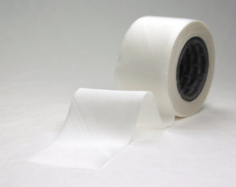 Bias Cut Silk Ribbon Blank (undyed) White - Three Yard Cutting - Five Widths - 1/2", 5/8", 1", 1.5", 2.5"