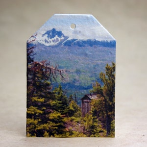 Getaway Tags 2.5" wide by 3.375" tall Wildflower Seed handmade paper set of 8