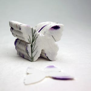 Seed Paper Butterflies 1.8"h x 1.5"w Wildflower #58s Purple Petal Shapes for Weddings or Memorials set of 50