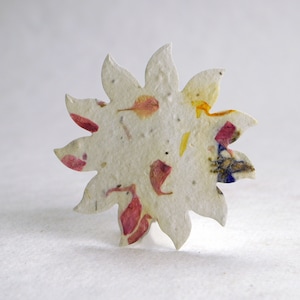 Seed Paper Flower Shapes | Wildflower Seeds | Cotton Shapes for Weddings or Events set of 48 | Pick your Paper