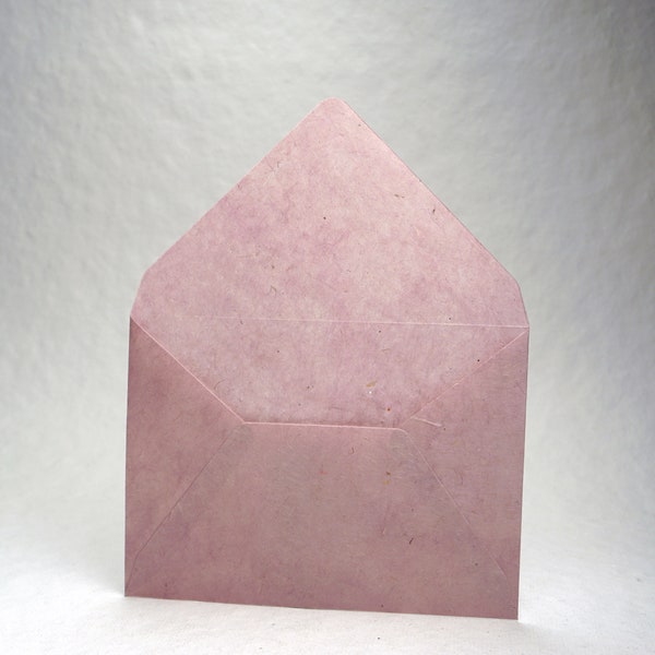 A7 Baronial Recycled Invitation Envelope set of Handmade Nepal Paper 10 or 100 pack