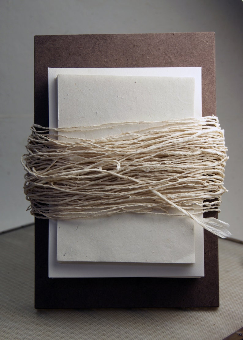 Seed Paper Invitation Kit 6x9 folding DIY Wedding Etsy