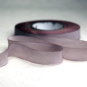 Hand Dyed Silk Ribbon - Blush Blend 520 - 3 yards Bias Cut Length - Four Widths - 1/2", 5/8", 1", 1.5"