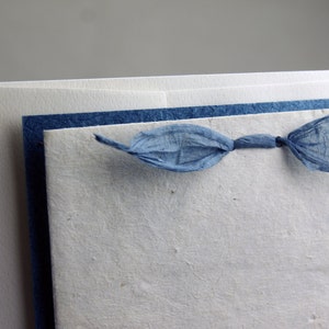 Handmade Seed Paper Invitation Kit - 5x7 Spruce Blue Seeded DIY Wedding Invitation Kit set of 25