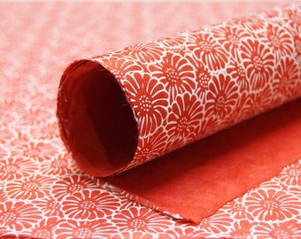 Red Mum Lotka Wrapping Paper Holiday Gift Wrap 3 or 10 sheets invitation paper