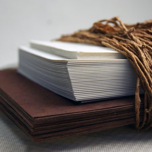Seed Paper Invitation Kit  - 6x9 folding DIY Wedding Invitation Kit - Orange Brown Hemlock Rustic Vegetable Dyed set of 25
