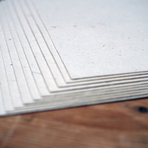 Cardstock Seed Paper Heavy weight (60lb.) 8.5" x 11" Bulk 100 handmade lotka paper sheets