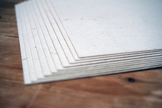 Cardstock Seed Paper Heavy weight (60lb.) 8.5" x 11" Bulk 100 handmade lotka paper sheets