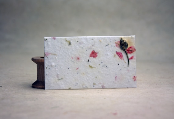 Handmade Seed Paper With Pink Larkspur Petals And Wild Flower Etsy