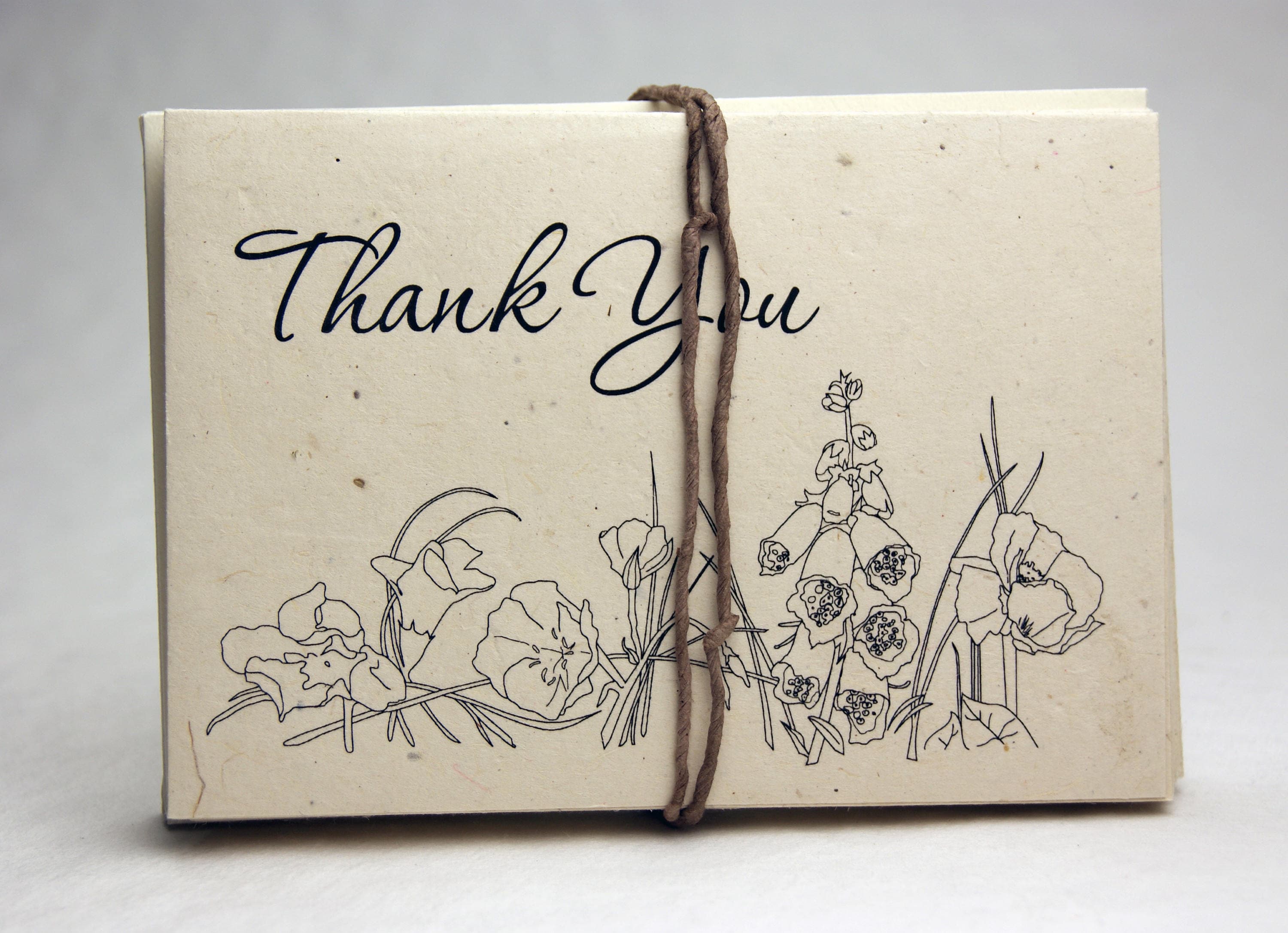 Plantable Flower Seed Paper Cards Thank You Congratulations, Friends,  Family, Greeting, Gardening, Eco-friendly, Biodegradable 