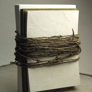 Seed Paper Invitation Kit  - 5x7 panel DIY Wedding Invitation Kit - Green Aspen Rustic Vegetable Dyed set of 25