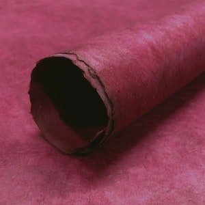 Wine Red handmade Wrapping Paper gift wrap set of three or ten large sheets