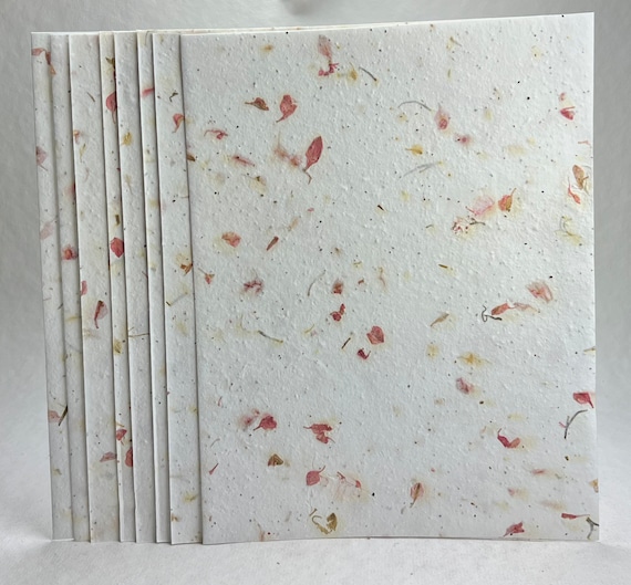 Seed Paper Handmade for Wedding Invitations - Wildflower Seeded Papers #10s