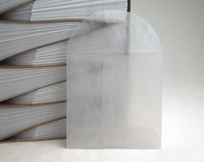25 4x6 Translucent Envelopes A6 Size Vellum Envelopes / A6 Size