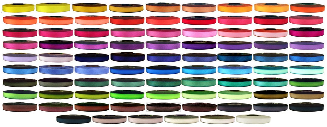 5/8 Inch Wide Hand Dyed Silk Ribbon Earth Silk 38 Yard Spool Made to ...