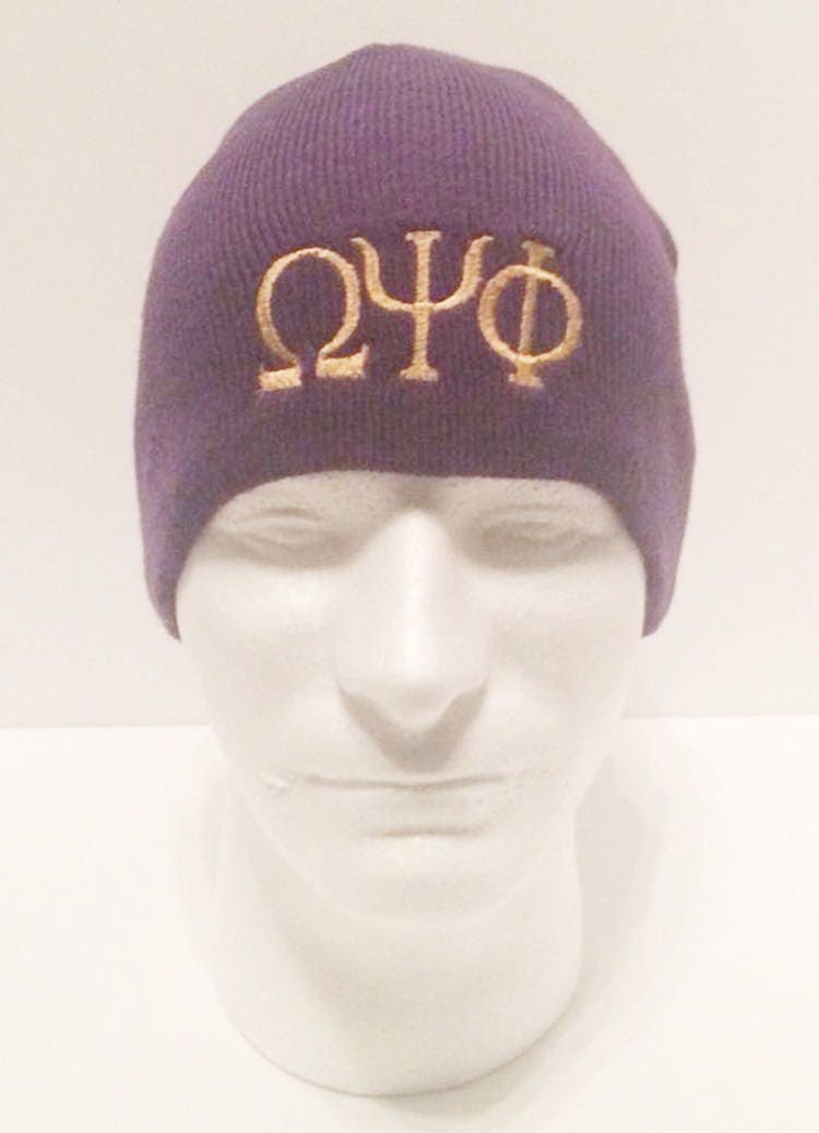 Greek Lettered Scully Hat Ones Size Embroidered/ Skull Cap Etsy