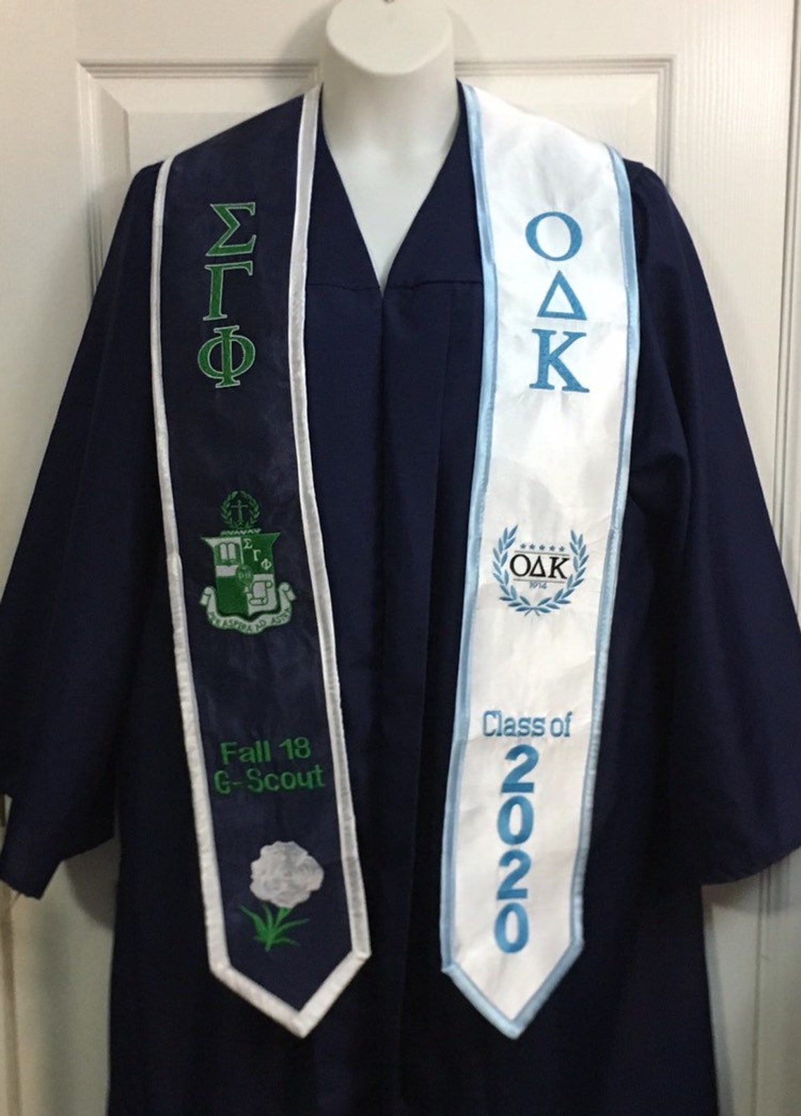 Graduation Stole/ Dual Theme Graduation Stole/College Etsy
